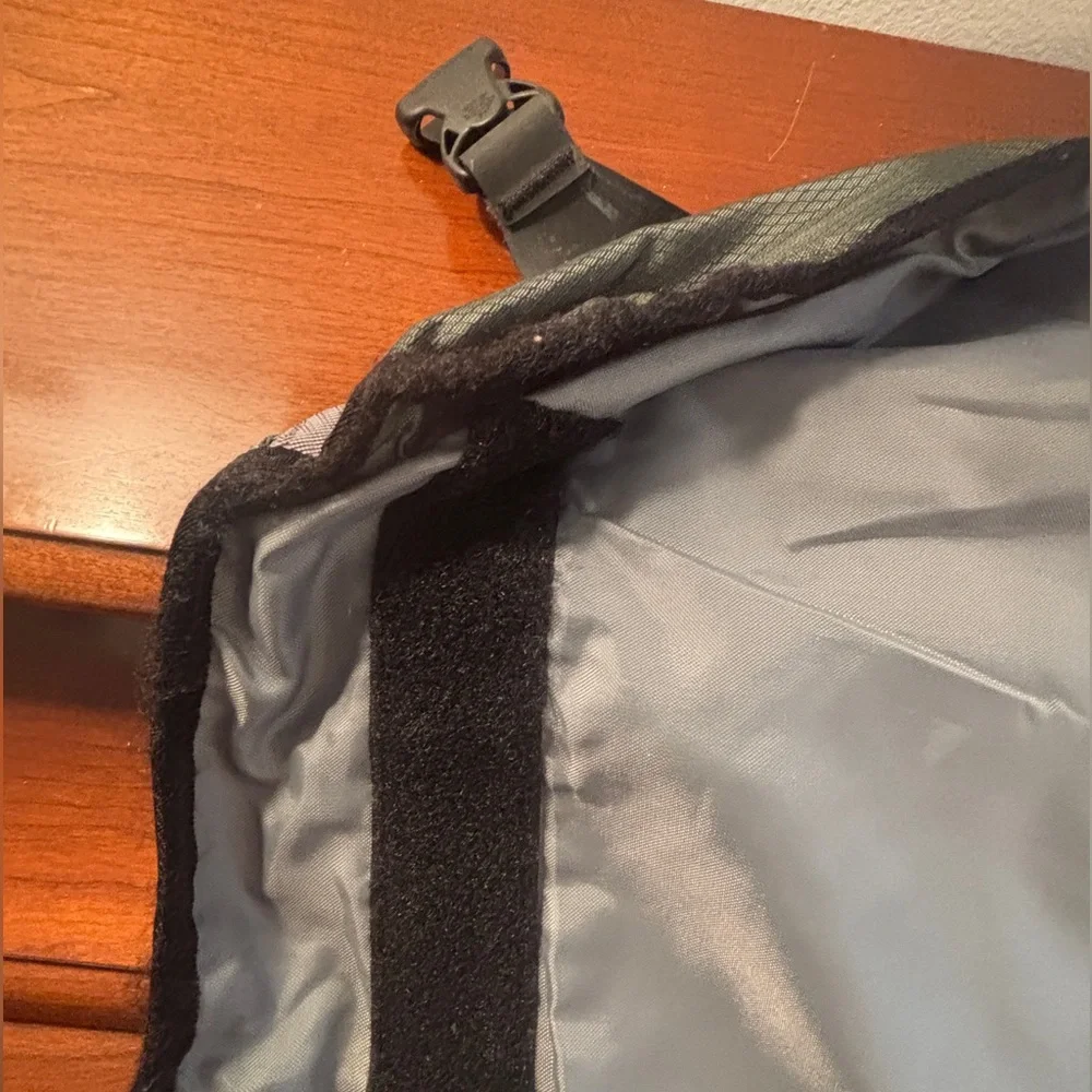 Y2K L.L.Bean Plaid Nylon Messenger Bag Commuter Crossbody